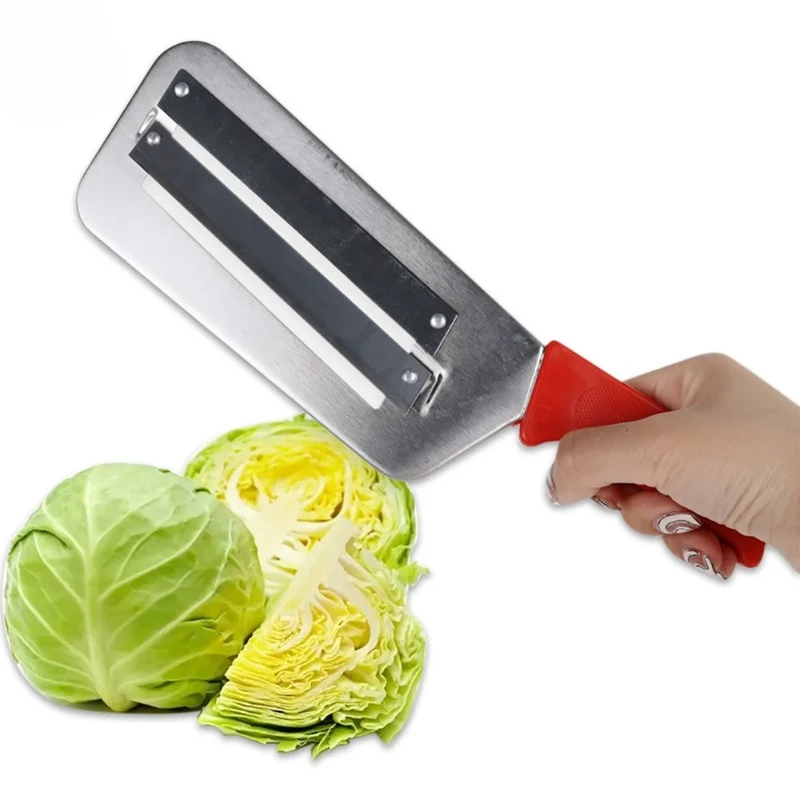 Cabbage Slicer Onion Slicer Knife Double Slice Blade Vegetable Slicing Kitchen Knife Fish Scale Cleaner Knive Kitchen