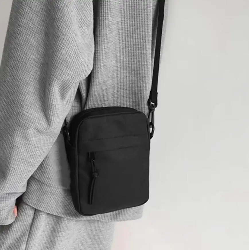 New Oxford Cloth Crossbody Bags Long Shoulder Strap Minimalists Tote Bag Black White Khaki Shoulder Bag Men Women