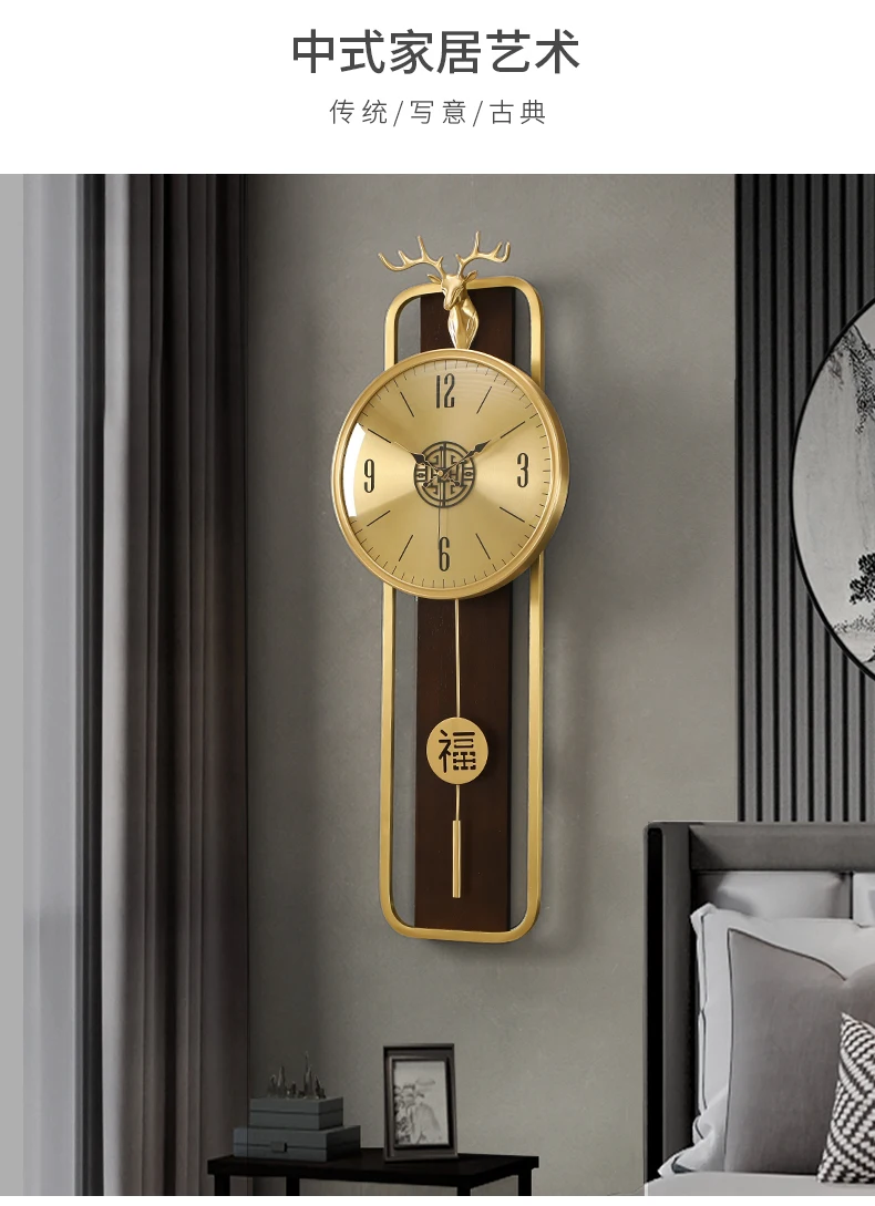 Description Picture 4 of itemAesthetic Design Wall Clock Simple Hanging Nordic Luxury Wall Clock Italy Unique Relogio De Parede Decoration Accessories