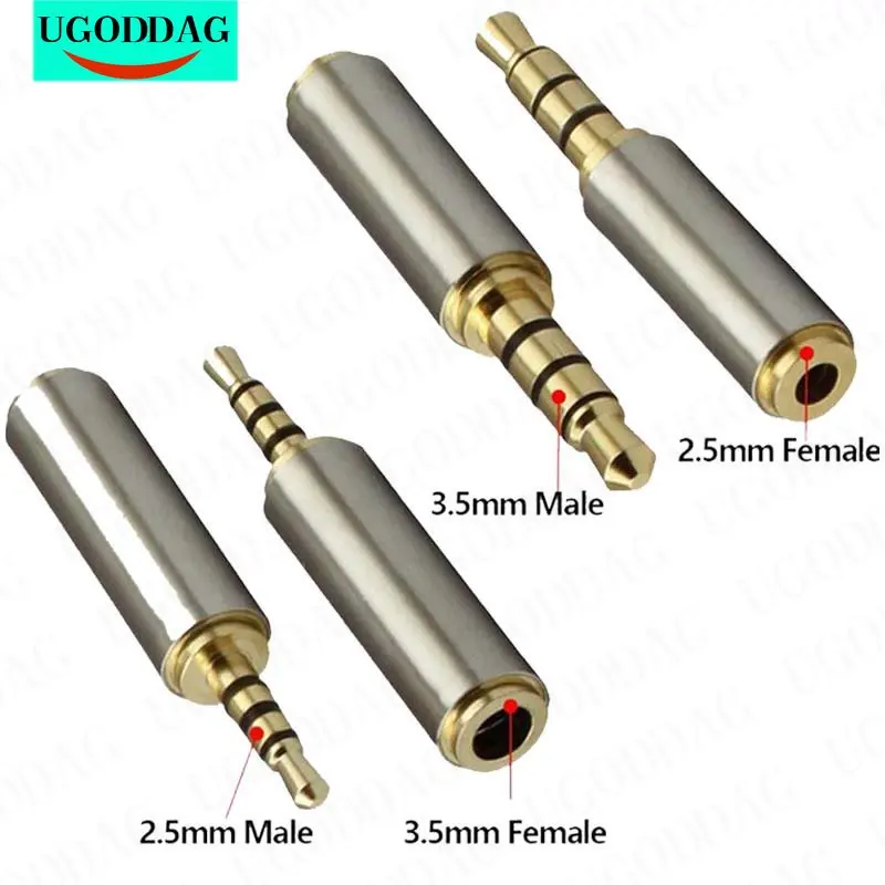 3.5mm to 2.5mm 2.5 mm to 3.5 mm Adapter Converter Stereo Audio Headphone Jack