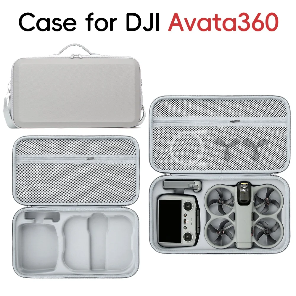 DJI Avata 360 RC 2 리모컨용 휴대용 보관 가방 충격 방지 하드 쉘 운반 케이스 여행용 보호 액세서리