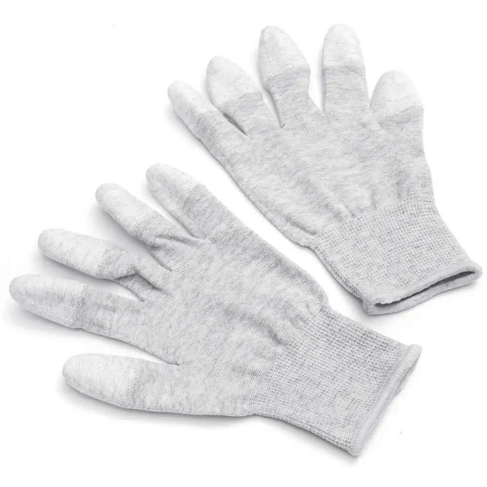 Anti Static Gloves Electronic Working Gloves Household Clean Knitted Gloves Non-slip Wear-resistant Industrial Protection 3