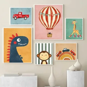 Funny Animal Canvas Set 1