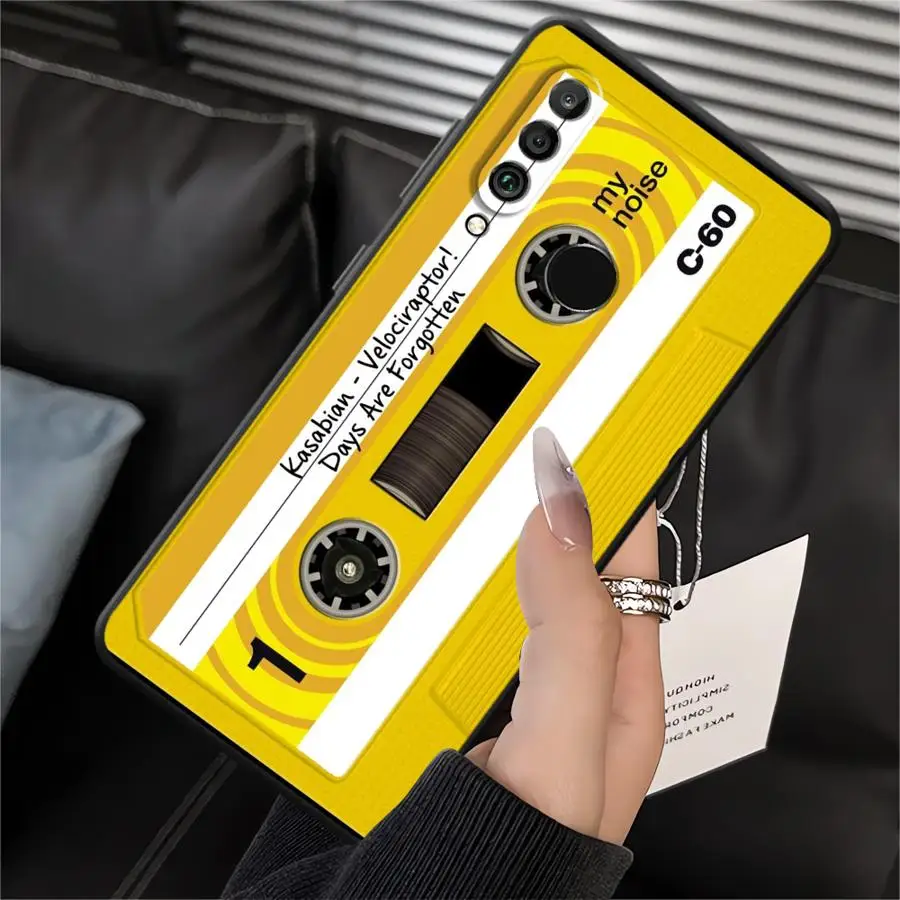 Vintage Cassette Tape Black Soft Shell Case