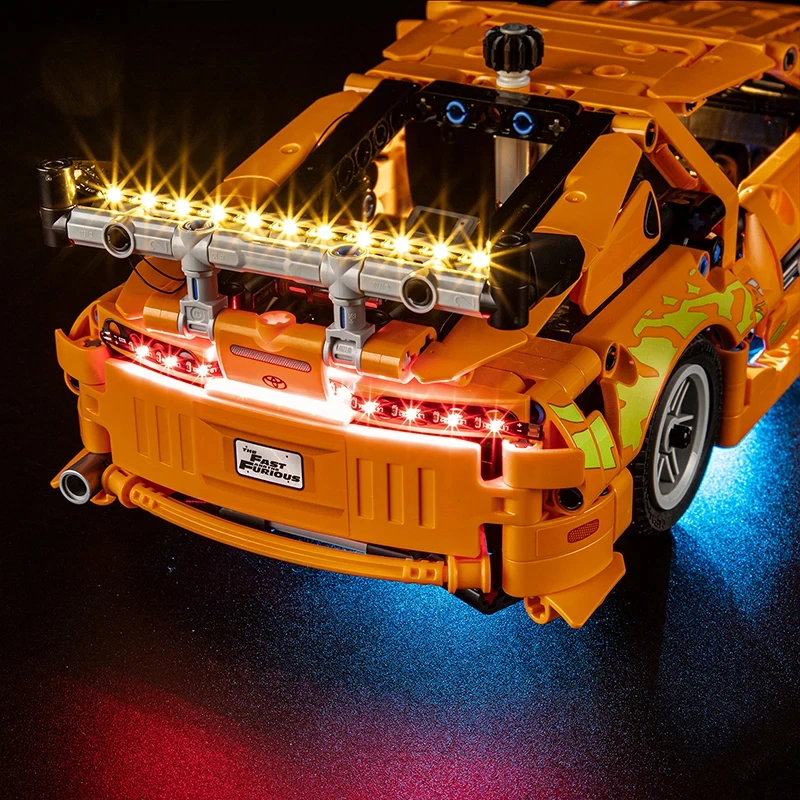 BRIKSMAX Kit di illuminazione a LED per Lego Technic Fast and Furious Toyota Supra MK4 - Compatibile con Lego 42204 Building Blocks Model- Non includere il set Lego