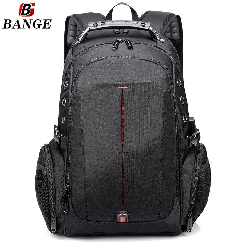 Bange Men backpack large capa large capacity 16inch laptop backpack USB charge waterproof 40L travel bag Rucksack schoolbag back 5