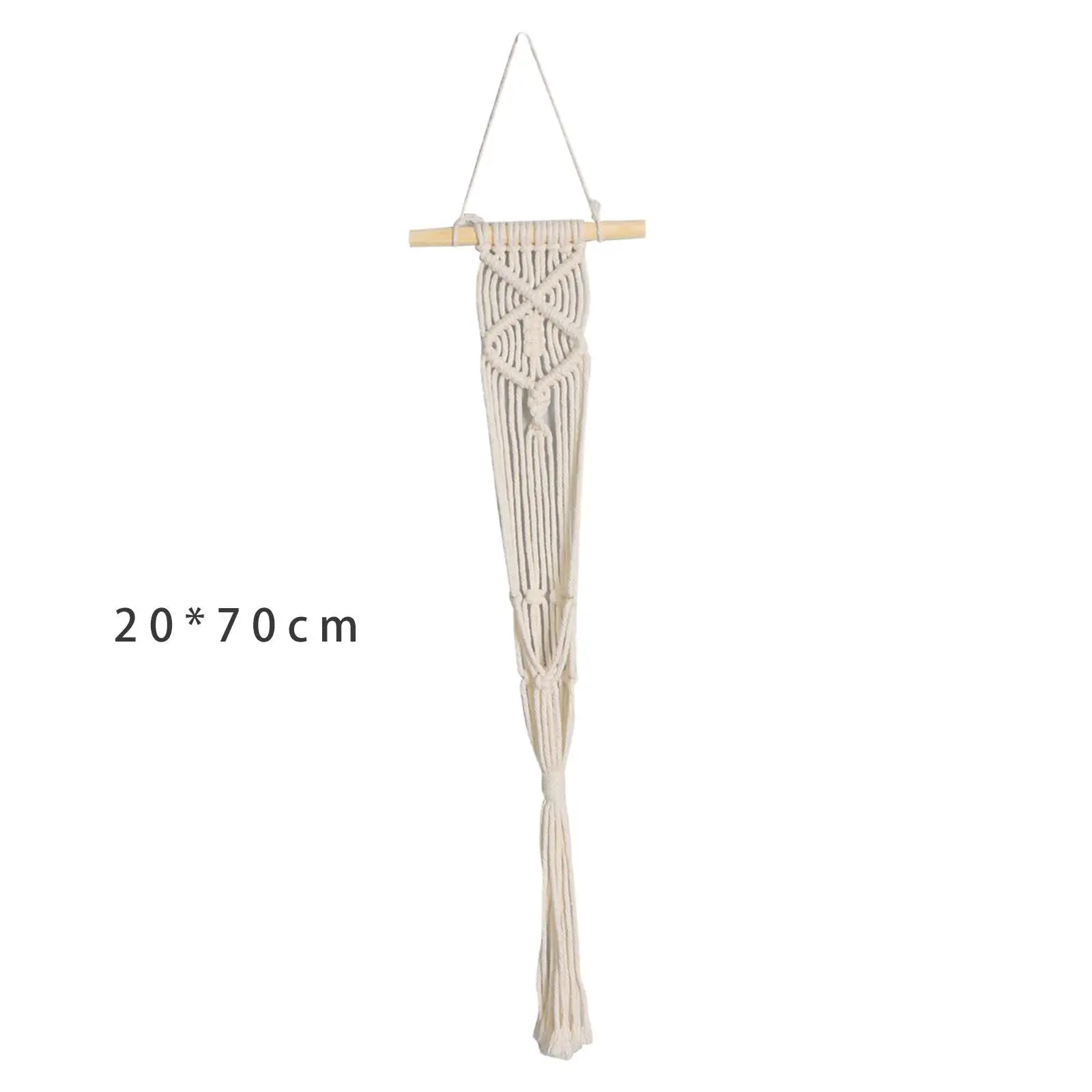 Macrame Tassels Wall Hanging Planter Holder Bohemian Woven Flowerpot Hanger Pots