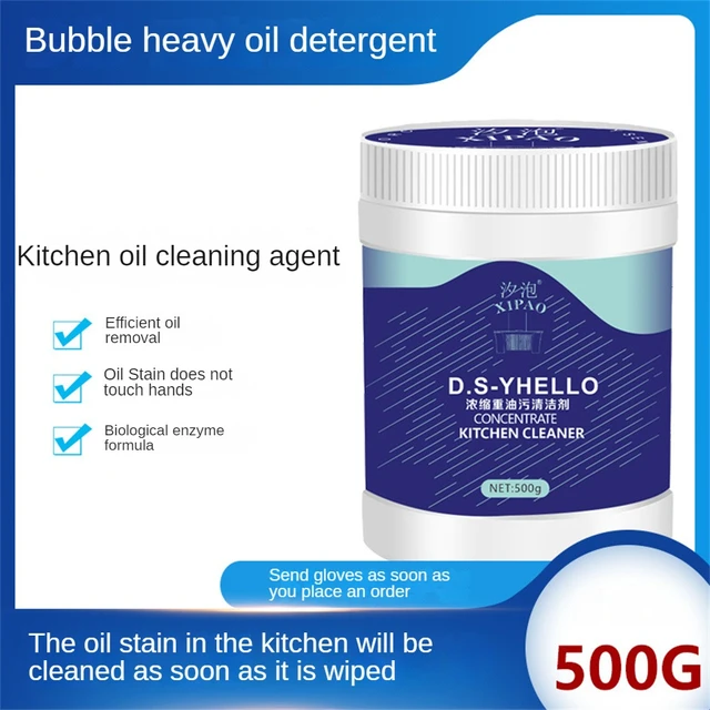 Concentrated Heavy Oil Pollution Cleaner Household Strong Degreasing  Cleaning Bubble Powder Kitchen Smoking Machine Cleaner - AliExpress