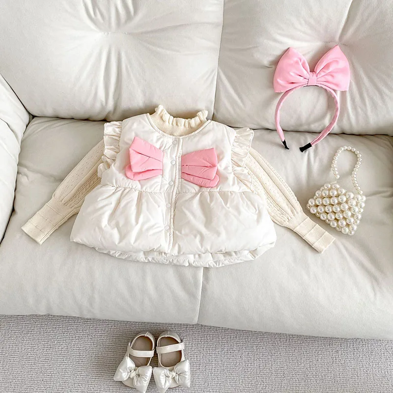 Autumn Baby Vest Infant Fleece Lining Coat