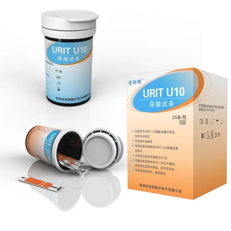 Urit 10 Uric Acid Monitor With 25/50pcs Test Strips & Lancets For Gout and  High Uric Acid Detection Measure Uric Acid Meter - AliExpress