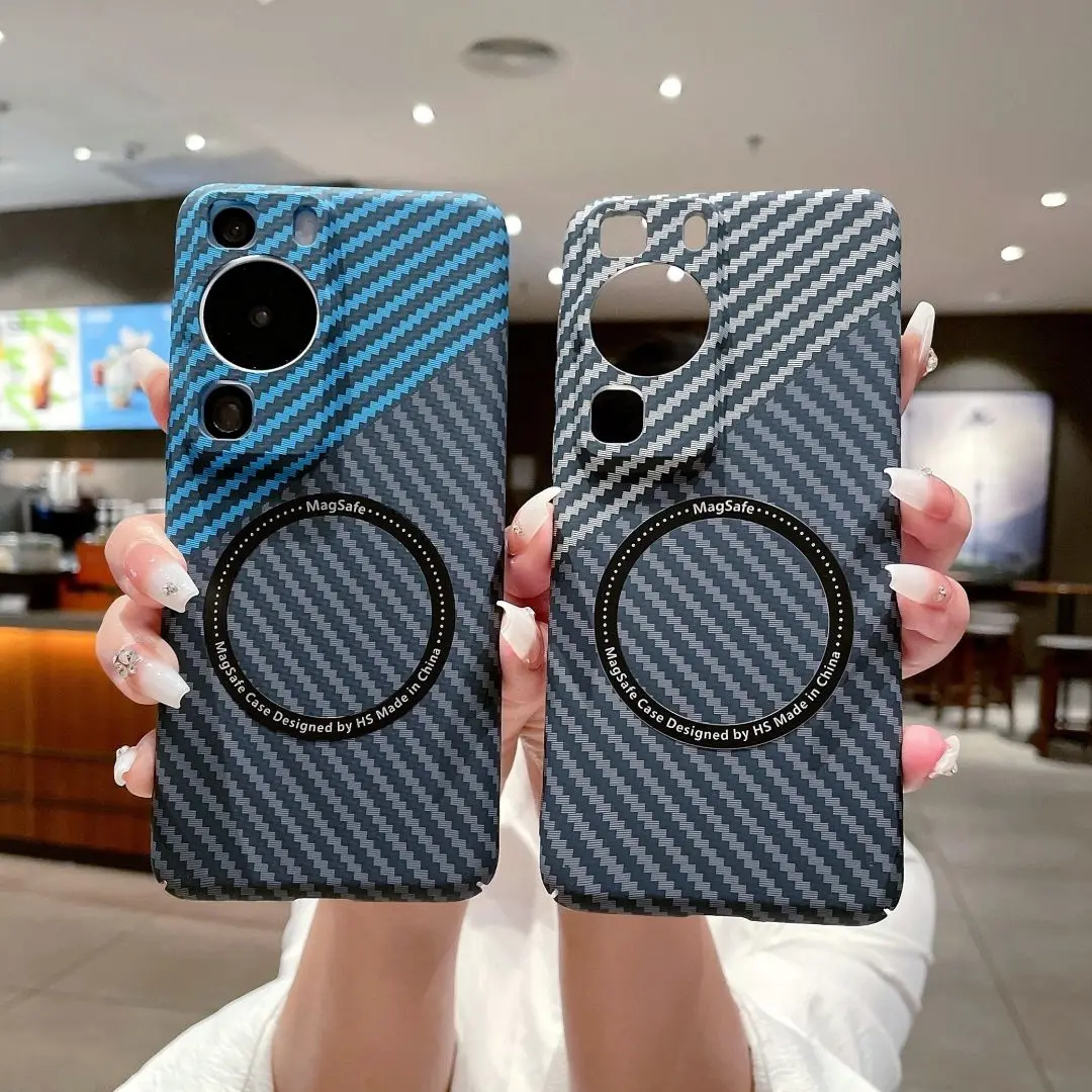 Per Huawei Honor 90 80 70 Pro Custodia Rigida In Fibra Di Carbonio Custodia Protettiva Sottile Magnetica Per Huawei Honor90 90Pro 70 Shell