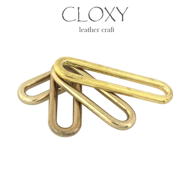 2pcs Brass/stainless Steel Lock O Ring Key Ring Loop Quick Release Keychain  Loop Split Rings Leather Garment Accessories - AliExpress