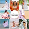 Turkish Beach Towel Oversized 100% Cotton Sand Free Lightweight Towel Absorbent Quick-Dry Beach Blanket Large Pool Bath Towels 4