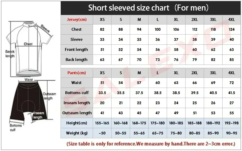 New UAE Cycling Set Men Summer Breathable MTB Bicycle Cycling Clothing Mountain Bike Wear Clothes Maillot Ropa Ciclismo