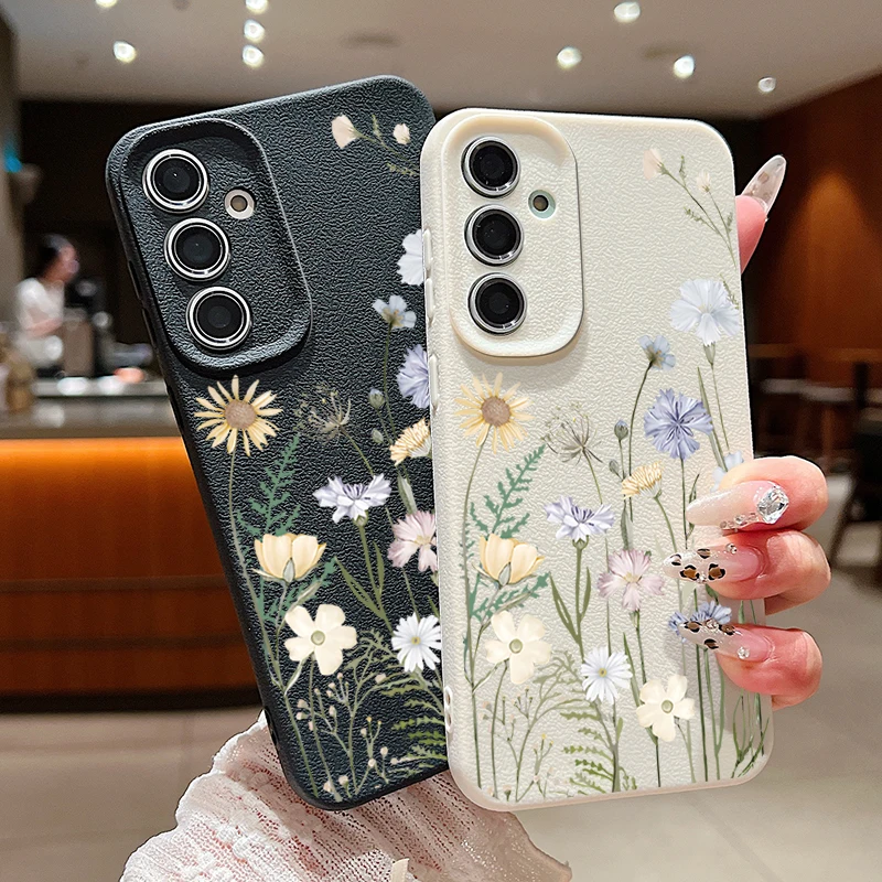 Soft Case with Little Flower Design - Protective Phone Cover