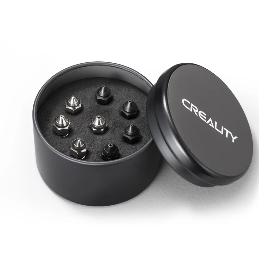 Creality-kit Bico Liga de Cobre Aço Endurecido Peça Impressora 3d Material Premium Interna Lisa k1 Pcs por Lote - Imagem 2