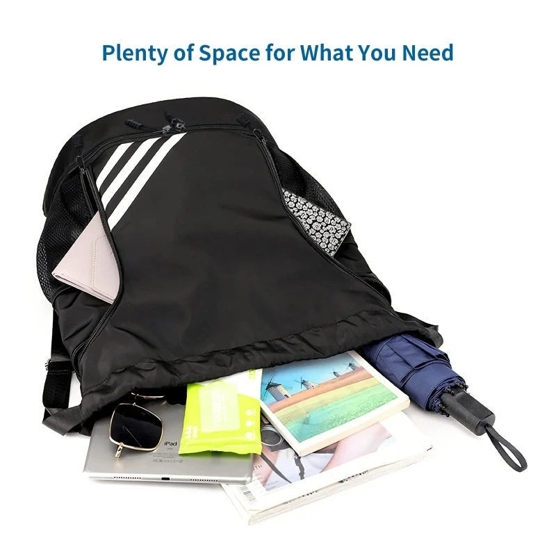 Sports Bag Women's Drawstring for Male Large Cycling Basketball Female Weekend Luggage Travel Yoga Backpack Men