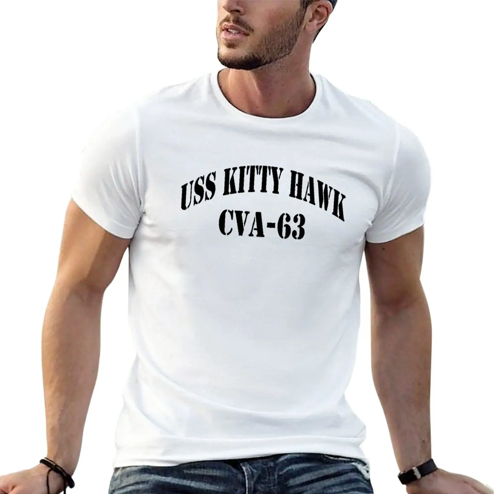 

USS KITTY HAWK (CVA-63) SHIP'S STORE T-Shirt animal prinfor boys plain funnys shirts graphic tees mens graphic t-shirts