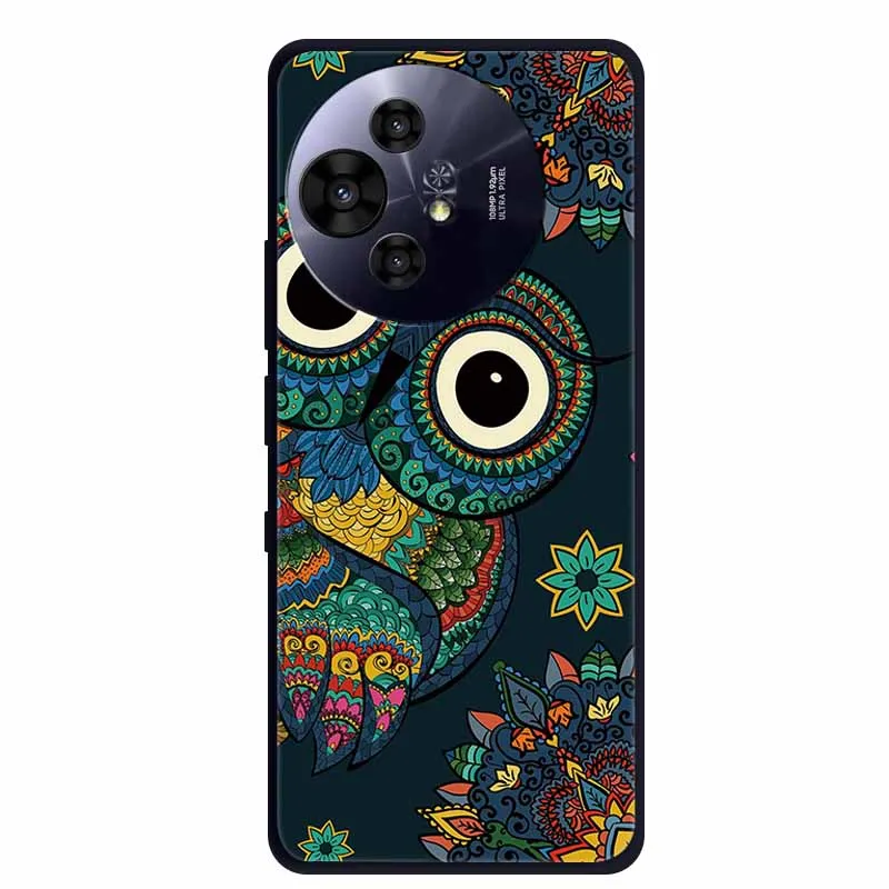 Premium Black Silicone Protective Case for TCL 50 Pro NxtPaper 5G