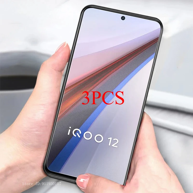 3-Pack HD Tempered Glass Screen Protector - Anti-Fingerprint Protective Film