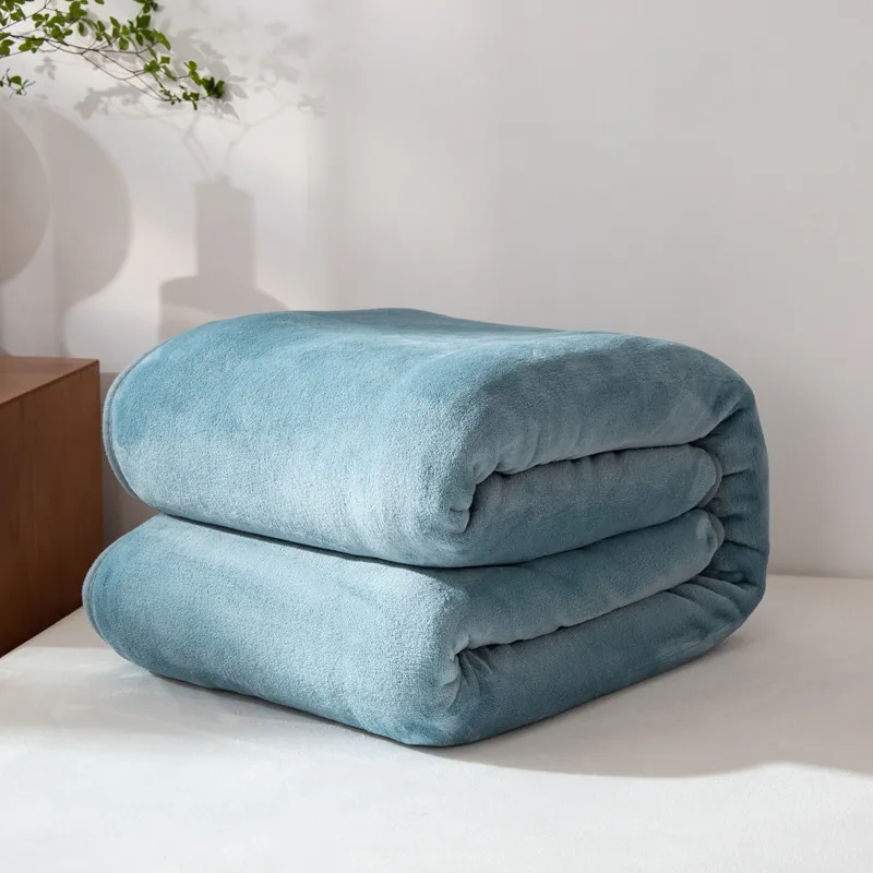 

Luxury Thickened Golden Mink Plush Blanket, Warm Winter Flannel Bed Sheets, Sofa, Air Conditioning Blanket