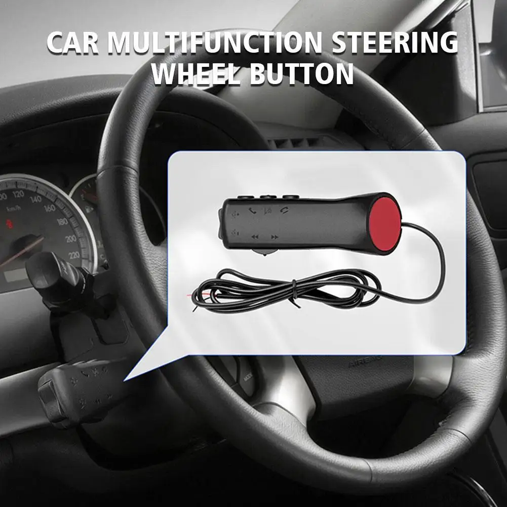 

Universal Multi-function Steering Wheel Button Modification Wireless Button Controller Square Control Sylphy Fit Vios