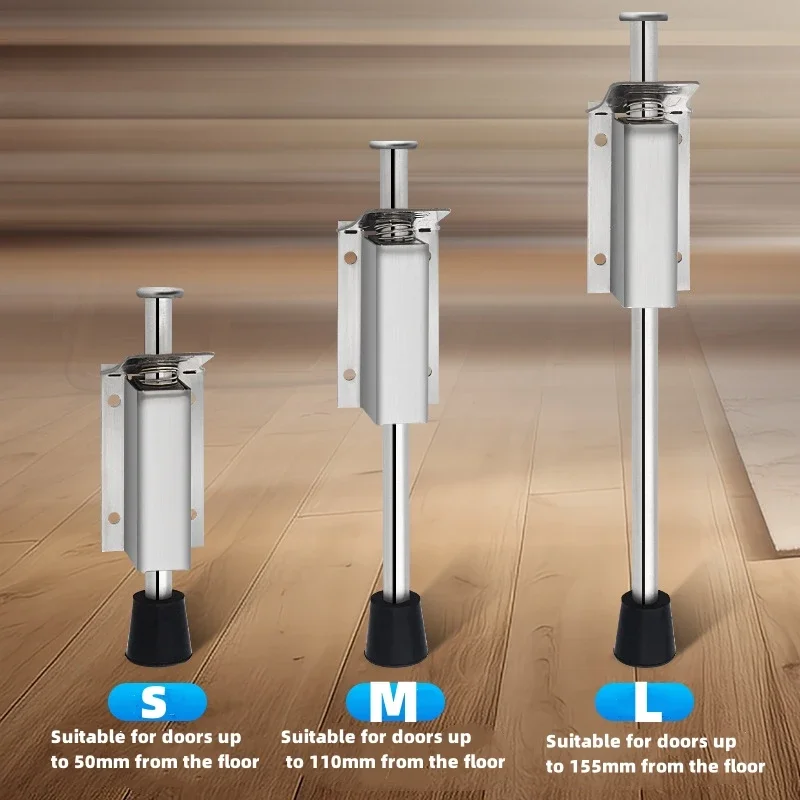 Door Stopper Stainless Steel Door Foot Stopper Holder