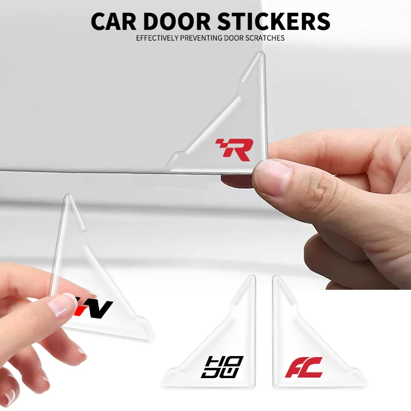 Прозрачная наклейка на углы двери автомобиля, 2 шт., защита от царапин, наклейка для SUBARU WRX STI Forester Impreza Legacy Outback BRZ XV