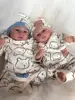 NPK 19inch Reborn Baby Doll Twins Elijah Make-up Handmade 3D Skin Multiple Layers Painting Collectible Art Doll 1