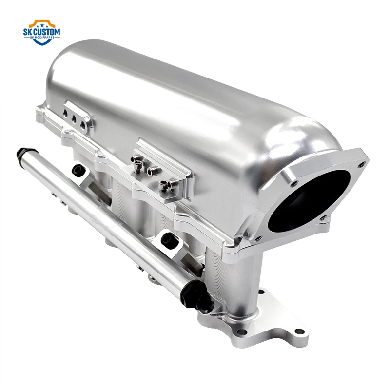 80mm Throttle Body Intake Manifold With Fuel Rail For MITSUBISHI EVO 4-6 4G63 Engine