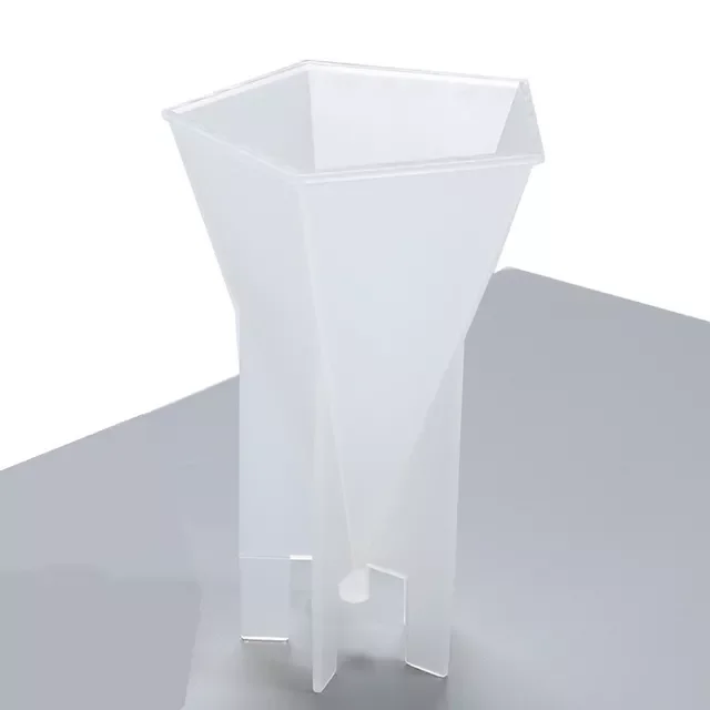 Nová ručne vyrobená forma na sviečky v tvare diamantu, kužeľ, číra silikónová forma na výrobu sviečok, opakovane použiteľná forma na výrobu voňavých sviečok na čajové sviečky