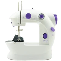 Household 202Mini Sewing Machines Handheld Sewing Machine with Light Cutter Foot Pedal Portable Night Light Sewing Machine 1