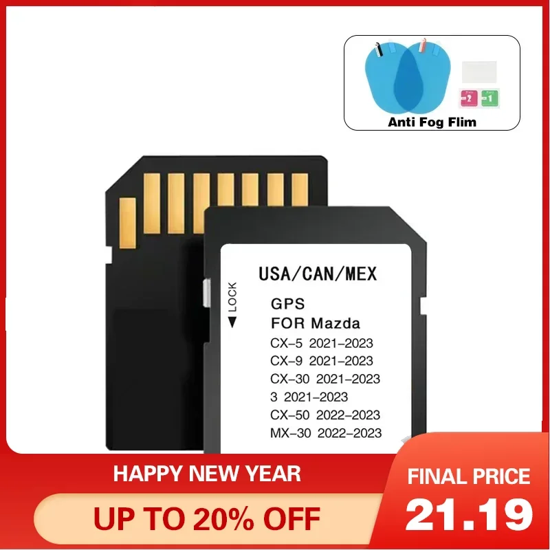 Scheda Sd Per Mazda 3 Cx-5 Cx-9 Cx-30 Mx-30 Cx-50 Auto 2021-2023 Versione Software Aggiornamento Navi Navigazione Mappe Usa/Can/Mex