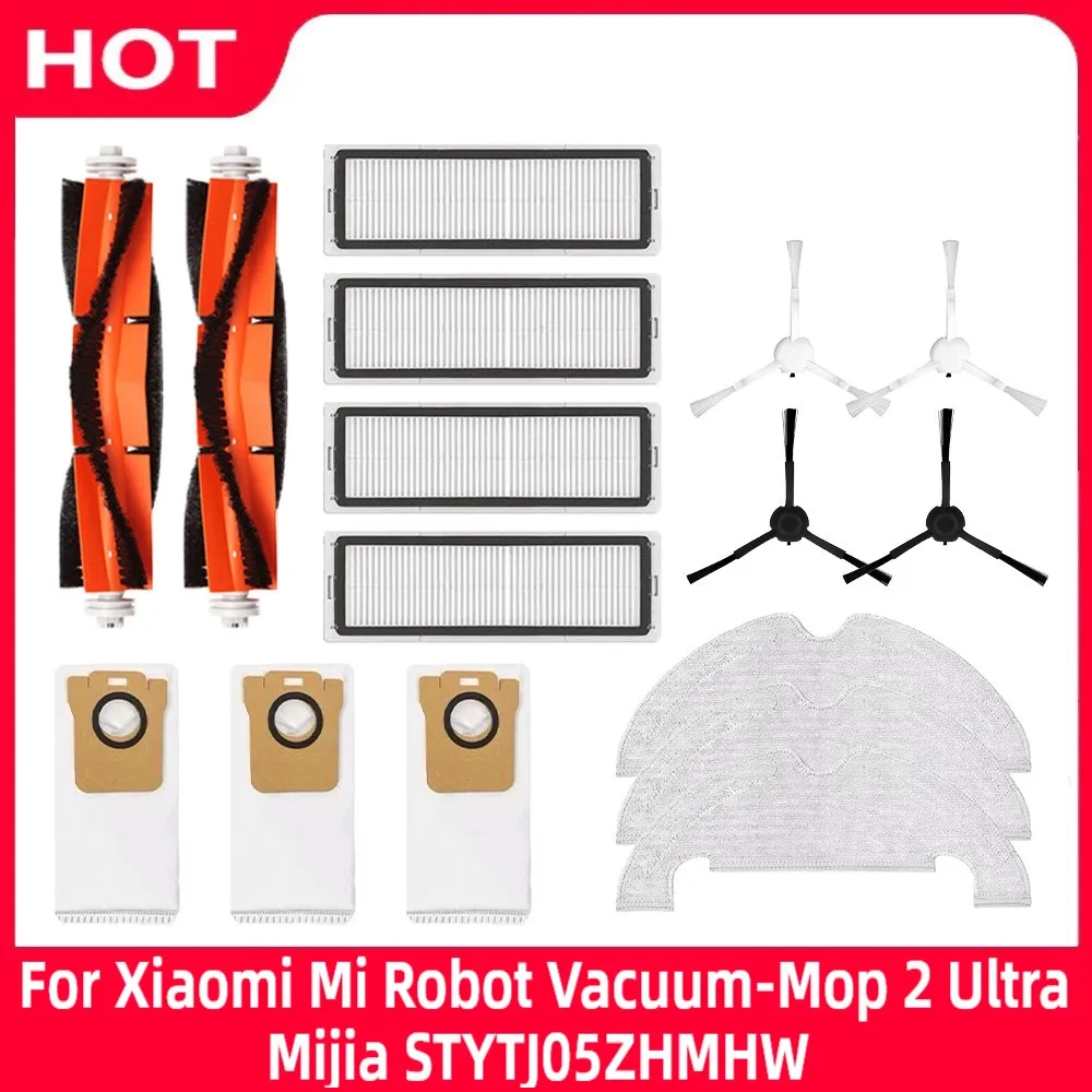 Per Xiaomi Mi Robot Vacuum-Mop 2 Ultra Cleaner Parts Spazzola Laterale Principale Filtro Hepa Mop Sacchetti Per La Polvere Di Straccio Accessori Musli