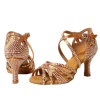New Latin Dance Shoes, Female Hot Diamond Dance Shoes, National Standard Cha Cha Dance Shoes, Square Dance Sandals, 7.5cm Heel 1