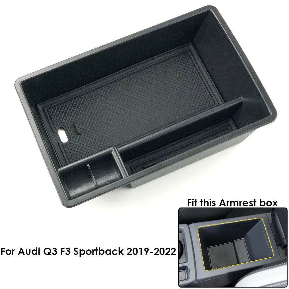 Centre Konsole Organizer Fach Für Audi Q3 F3 Sportback 2019 2020 2021 2022  Zubehör Konsole Lagerung Handschuh Box Halter Tablett - AliExpress