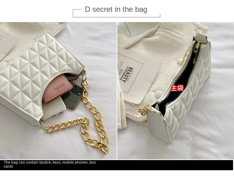 Women's Advanced Diamond Bag 2022 New Trend All-match Shoulder Bag Niche  Chain Handbag Female Fashion Texture Shopping Bag - AliExpress