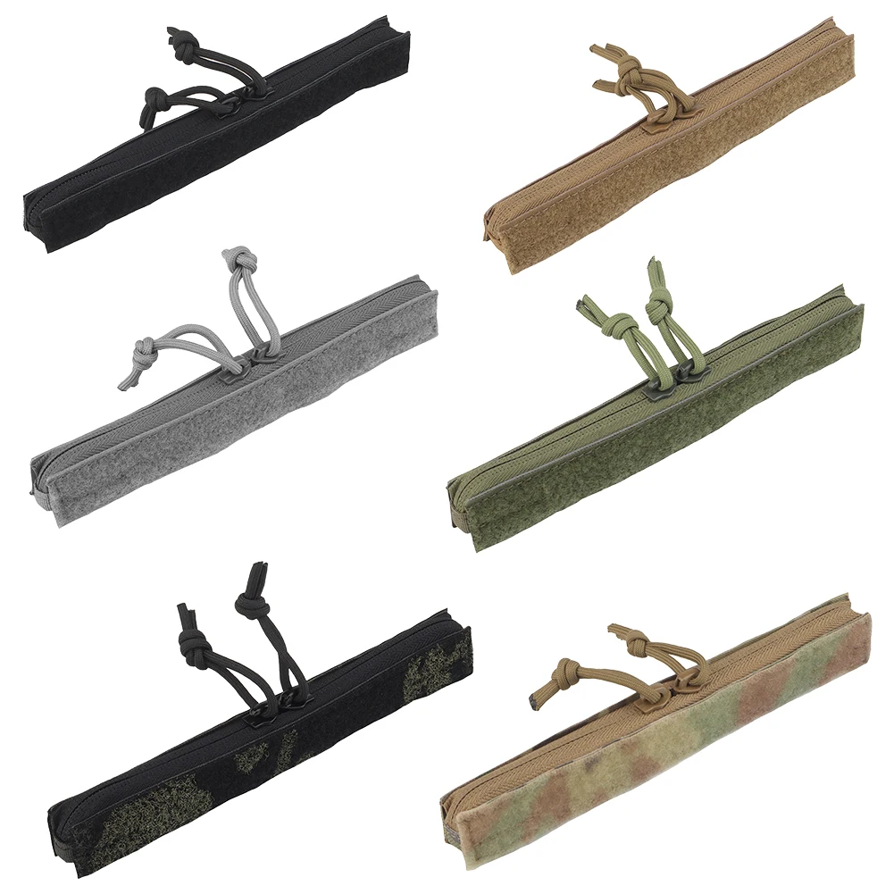 Tactical Zipper Easy Install Sports Training Zipper Noiseless Insert Pouch Storage Pocket Cover for Crye AVS Vest