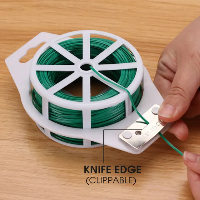 Kertészeti Növény Csavarkötés Vonal Műanyag Orsók Huzal Orsó Tekercs Vágó Mászó Szőlő Ligatuder Multifuncional Erős Húrok - Image 3