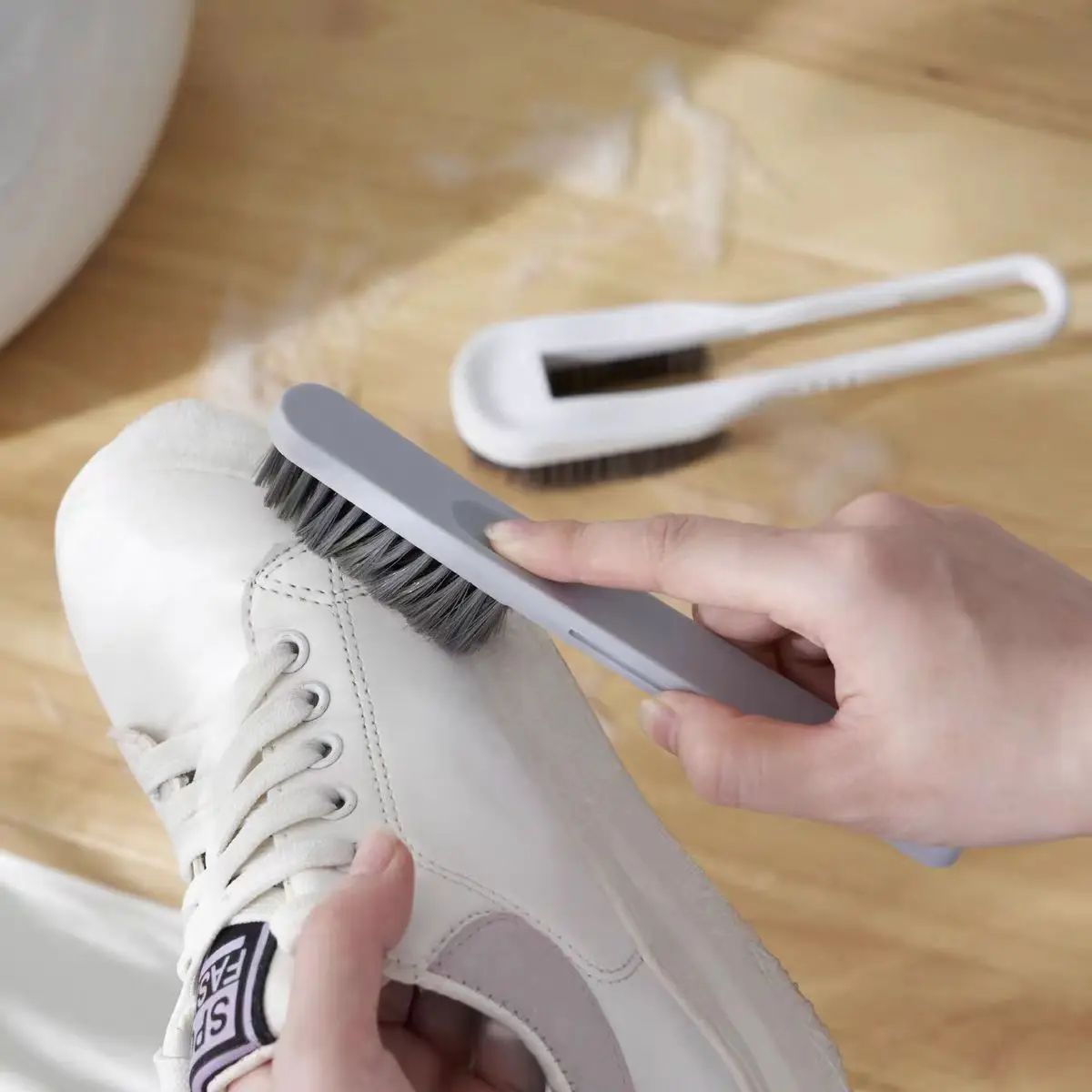 Multifunctional Household Shoe Brush | Flexible Non-Damaging Shoe Cleaner | Laundry & Cleaning Tool for Shoes, Clothes & More | 3