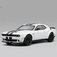 1:24 Dodge Challenger SRT Hellcat Alloy Modified Racing Car Model Diecasts Metal Sports Car Model Sound and Light Kids Toys Gift 1