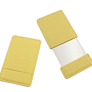 Portable 6 colors Foldable Rectangle Unbreakable Cosmetic Tools Vanity Mirror Pocket Mirror Makeup Mirrors