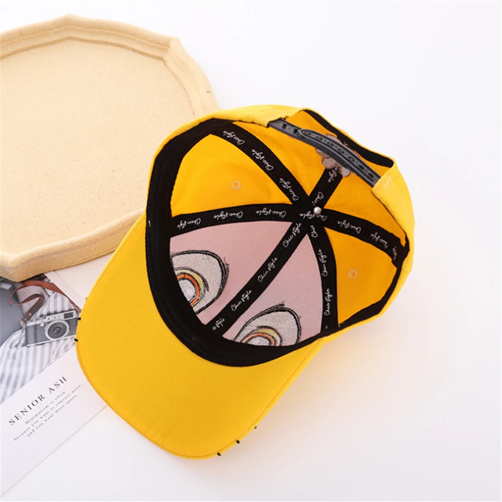 Children's Hat Summer Spring and Autumn Sun Three-Dimensional Cartoon Embroidered Lion Style Baseball Cap fashion baseball cap sun protection hat