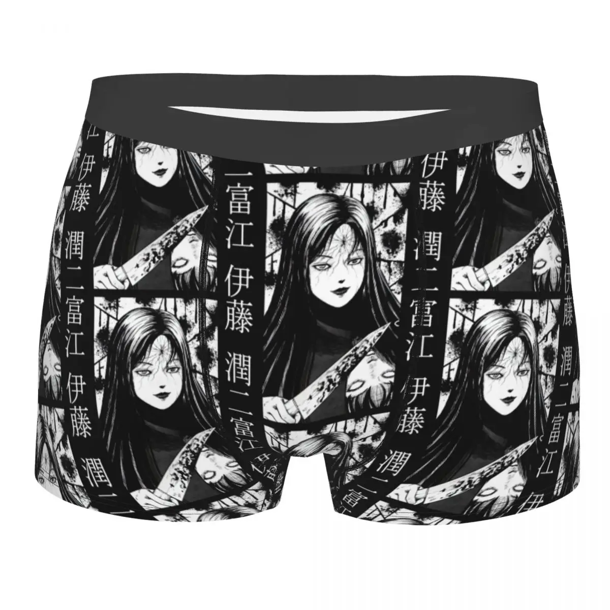 

Sexy Male Sexy Tomie Uzumaki Junji Ito Underwear Japan Horror Manga Streetwear Boxer Briefs Soft Shorts Panties Underpants