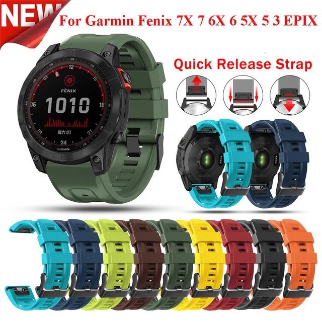 Garmin Fenix 6x Pro Quick Release Strap  Garmin Fenix 6x Pro Watch Strap -  26 22mm - Aliexpress
