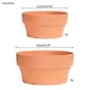 Round Plant Pot Tray Drainage Holes Imitation Ceramic Flower Pot Plate Gardening Supplies Flowers Plants Cactus 6