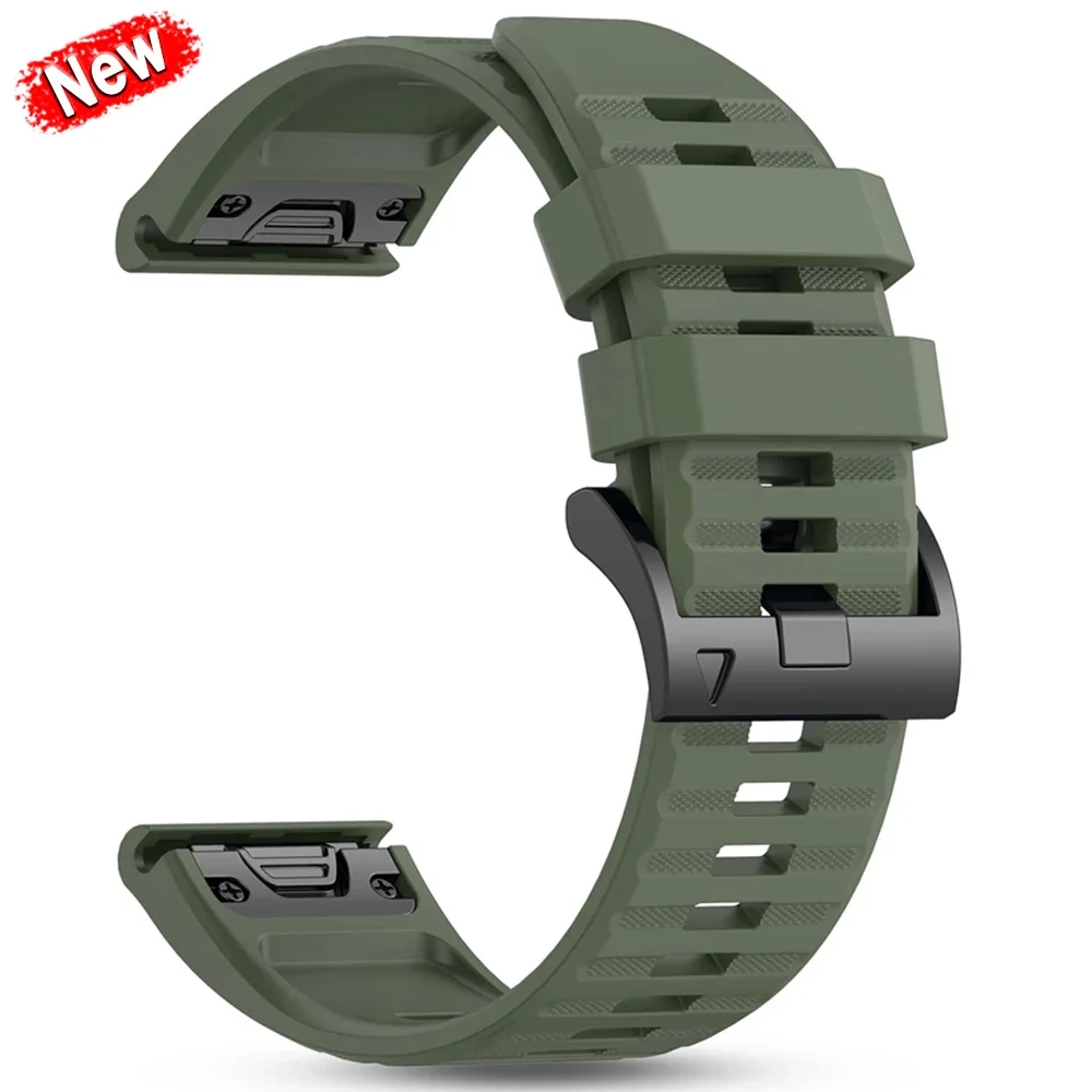 Premium Leather and Silicone QuickFit Sports Band - 22mm/26mm Strap