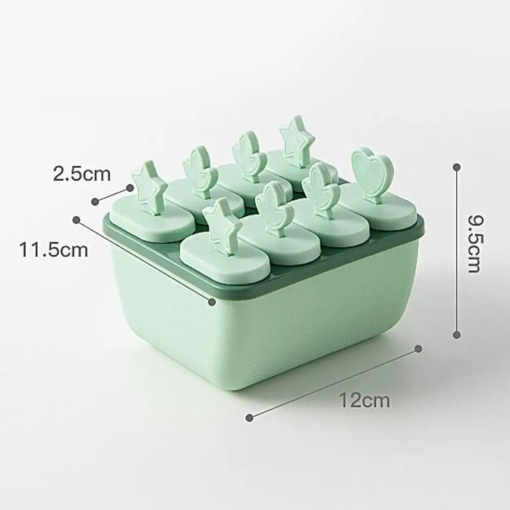 Reusable Ice Cream Makers Kitchen Tools Accessories DIY Popsicle Mold with Lid Stick For Bar Home Party Summer