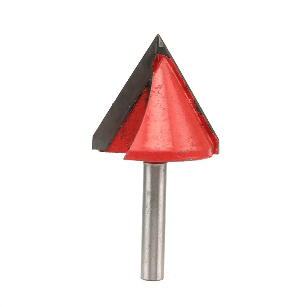 6Mm V Bit Solid Tungsteno Steel Mill Fresatrice Per La Lavorazione Del Legno Fresa Per Legno 3D Bit 90 120 150 Gradi