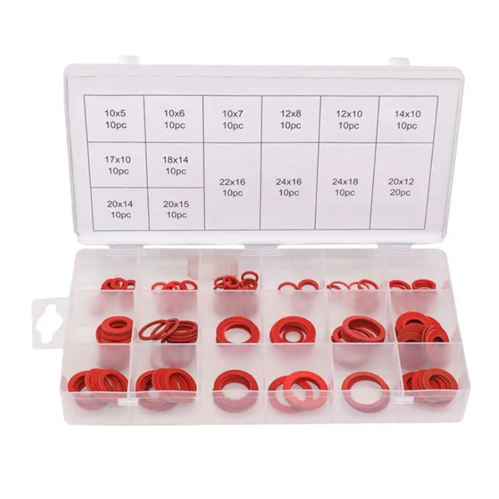 Rondelle Isolanti In Carta D'Acciaio O-Ring Guarnizioni Set Di Guarnizioni Strumento Di Sostituzione